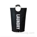 Oxford Portable Aluminium Handle Dirty Clothing Tvätt Hamper Custom Logo Collapsible Storage Påsar